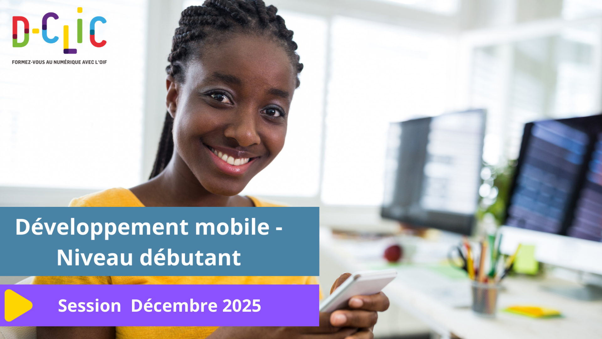 Développement mobile Niveau débutant - Session de décembre 2025