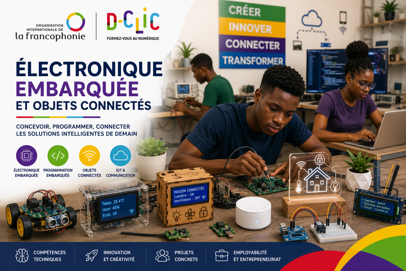 Electronique embarquée et objets connectés