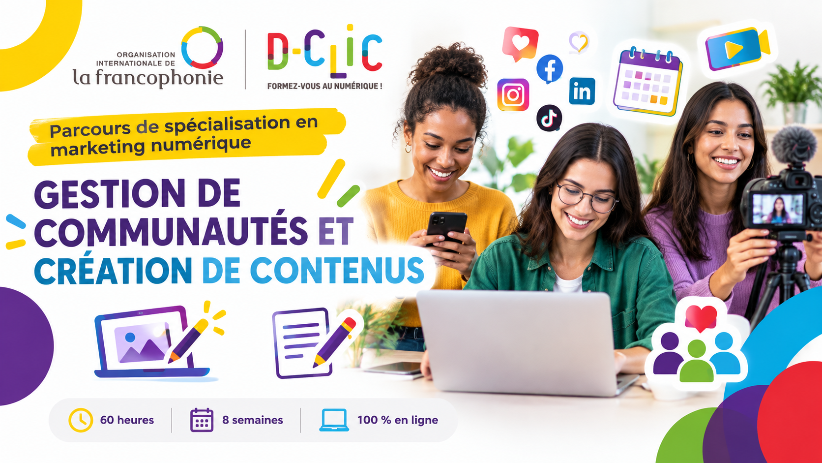 Gestion de communautés et création de contenus - 2026